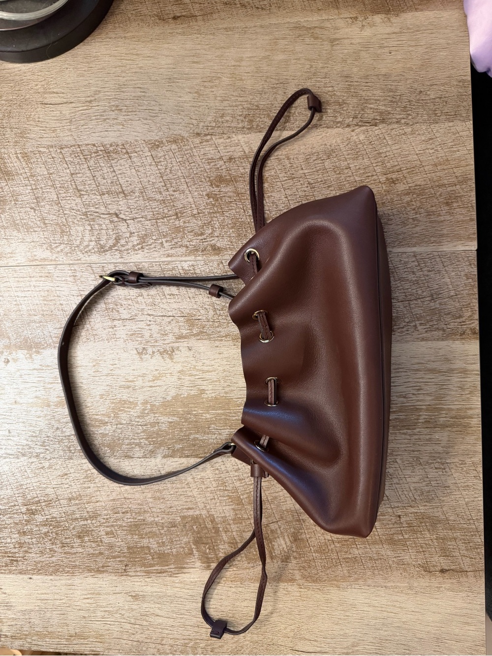 Madewell Brown Drawstring Shoulder Bag - Women